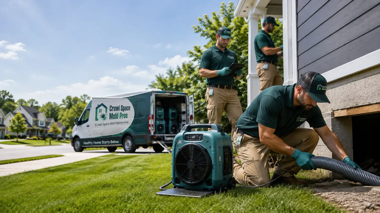 Crawl Space Mold Removal in Bryan, TX